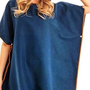 Beach Suit Bathrobe Cloak Head Cover, Towel Absorbent Men & Women Universal